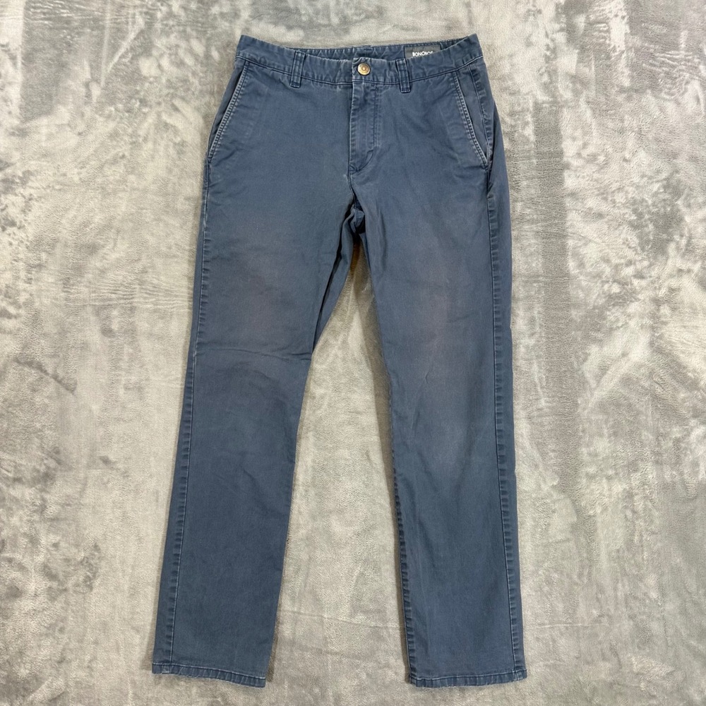 Bonobos Chino Pants Mens Size 29x30 Slate Blue‎ Stretch Cotton